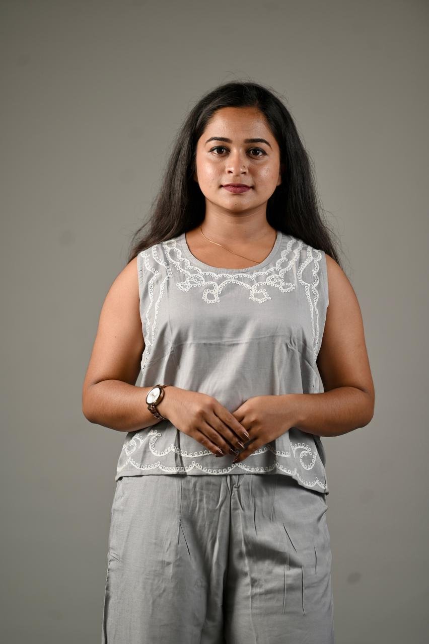 GRAY EMBROIDERED 016 Back